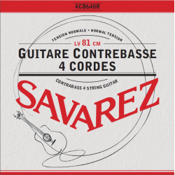 Savarez 4CB640R — Contrabass 4 Strings Guitar Reference : 4Cb640R stīgu komplekts Savarez 4CB640R — Contrabass 4 Strings Guitar Reference : 4Cb640R stīgu komplekts