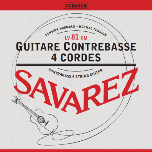 Savarez 4CB640R — Contrabass 4 Strings Guitar Reference : 4Cb640R stīgu komplekts Savarez 4CB640R — Contrabass 4 Strings Guitar Reference : 4Cb640R stīgu komplekts