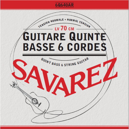 Savarez 6Q640AR — Quint Bass 6 Strings Guitar (Bariton) Normal Tension 6Q640Ar stīgu komplekts Savarez 6Q640AR — Quint Bass 6 Strings Guitar (Bariton) Normal Tension 6Q640Ar stīgu komplekts