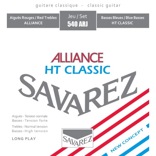 Savarez Alliance HT Classic 540ARJ — jaukta sprieguma klasiskās ģitāras stīgu komplekts