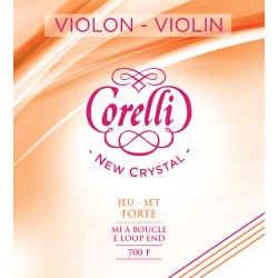 Corelli New Crystal 700F — augsta sprieguma vijoles stīgu komplekts