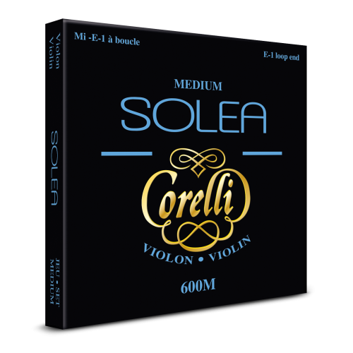 Corelli Solea 600M — vidēja sprieguma vijoles stīgu komplekts (cilpa) Corelli Solea 600M — vidēja sprieguma vijoles stīgu komplekts (cilpa)
