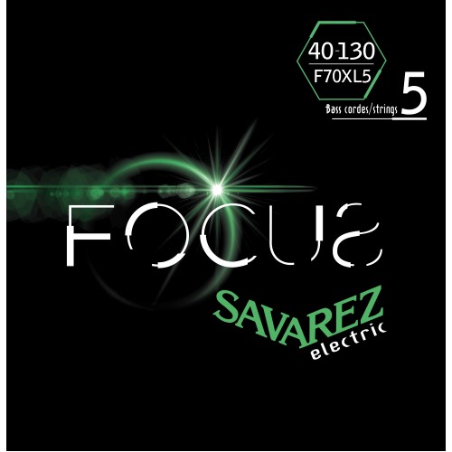 Savarez Focus F70XL5 — basģitāras stīgu komplekts 40–130