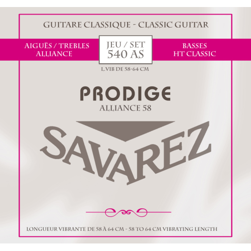 Savarez Prodige Alliance 540AS — mazās klasiskās ģitāras stīgu komplekts