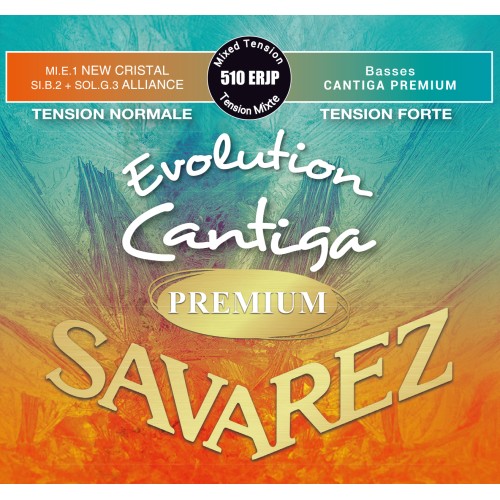 Savarez Evolution Cantiga Premium 510ERJP — jaukta sprieguma klasiskās ģitāras stīgu komplekts