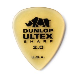 Dunlop Ultex® Sharp Pick 2.0 mm mediators Dunlop Ultex® Sharp Pick 2.0 mm mediators