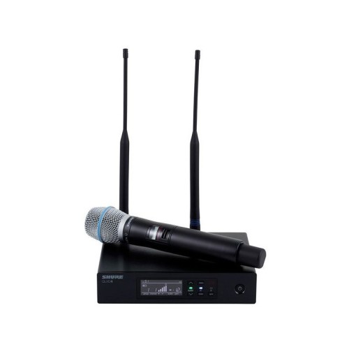 Shure QLXD24E/B87A-K51 — bezvadu rokas mikrofonu sistēma Shure QLXD24E/B87A-K51 — bezvadu rokas mikrofonu sistēma