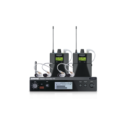 Shure P3TERA215TWP-K3E — bezvadu ausu monitoringa komplekts Shure P3TERA215TWP-K3E — bezvadu ausu monitoringa komplekts