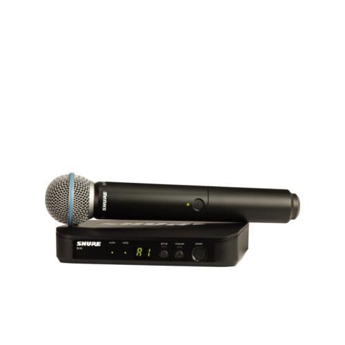 Shure BLX24E/B58-H8E — bezvadu rokas mikrofonu sistēma Shure BLX24E/B58-H8E — bezvadu rokas mikrofonu sistēma