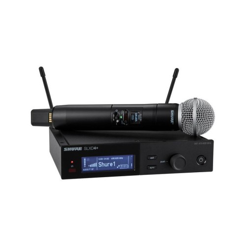 Shure SLXD24+E/58-G65 — bezvadu rokas mikrofonu sistēma Shure SLXD24+E/58-G65 — bezvadu rokas mikrofonu sistēma