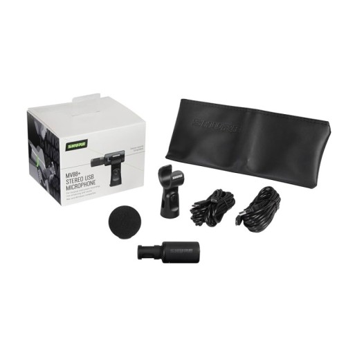 Shure MV88+STEREO-USB — stereo mikrofonu pāris Shure MV88+STEREO-USB — stereo mikrofonu pāris