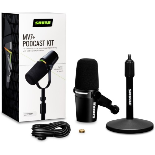 Shure MV7+-K-BNDL — USB mikrofons Shure MV7+-K-BNDL — USB mikrofons