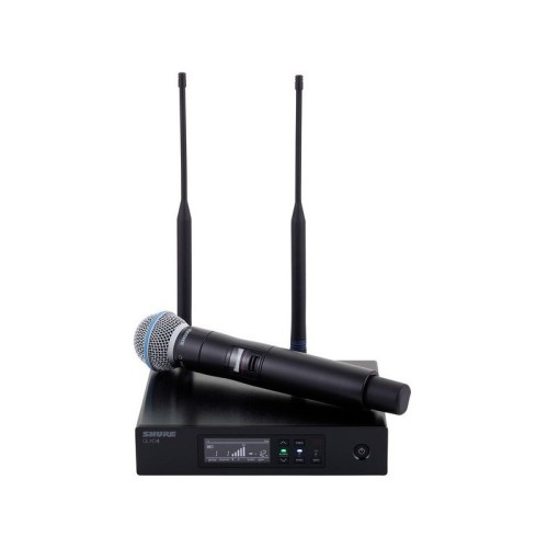 Shure QLXD24E/B58-G51 — bezvadu rokas mikrofonu sistēma Shure QLXD24E/B58-G51 — bezvadu rokas mikrofonu sistēma