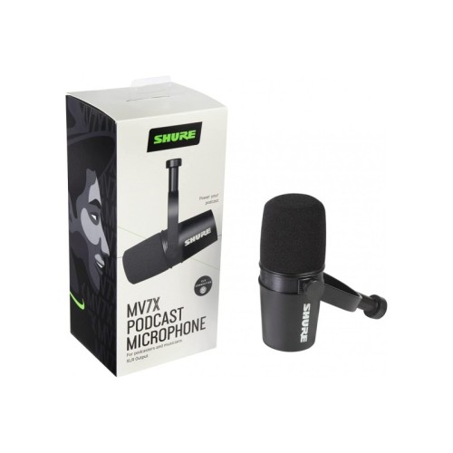 Shure MV7X — dinamiskais XLR mikrofons