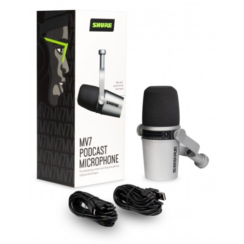 Shure MV7-S — USB mikrofons Shure MV7-S — USB mikrofons