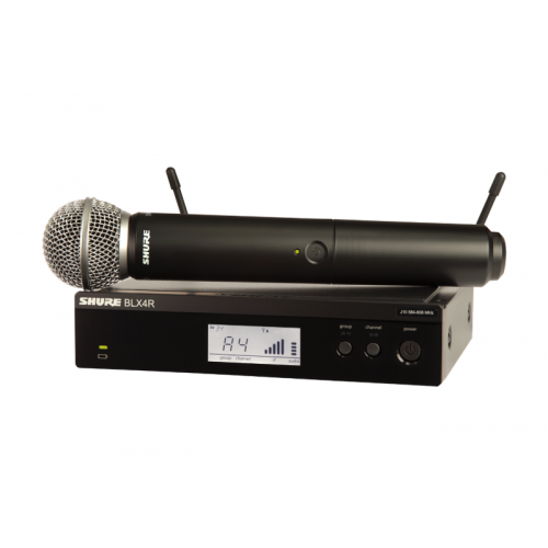 Shure BLX24RE/SM58-M17 — bezvadu rokas mikrofonu sistēma Shure BLX24RE/SM58-M17 — bezvadu rokas mikrofonu sistēma