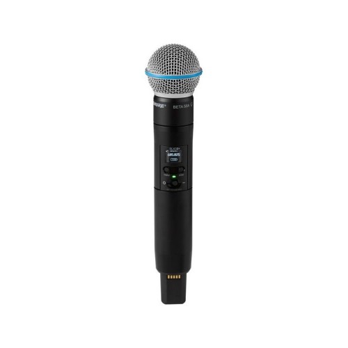 Shure SLXD2+/B58-G65 — bezvadu rokas raidītājs Shure SLXD2+/B58-G65 — bezvadu rokas raidītājs