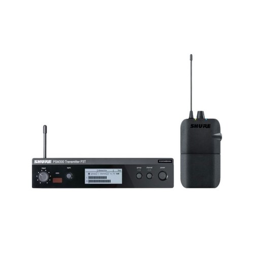 Shure P3TER-K3E — bezvadu ausu monitoringa komplekts Shure P3TER-K3E — bezvadu ausu monitoringa komplekts