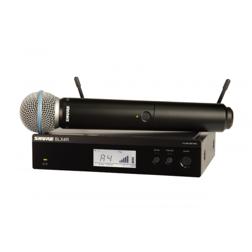 Shure BLX24RE/B58-M17 — bezvadu rokas mikrofonu sistēma Shure BLX24RE/B58-M17 — bezvadu rokas mikrofonu sistēma