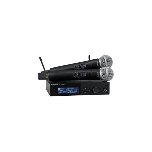 Shure SLXD24D+E/58-G65 — bezvadu rokas mikrofonu sistēma Shure SLXD24D+E/58-G65 — bezvadu rokas mikrofonu sistēma