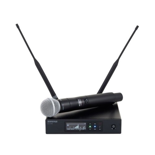 Shure QLXD24E/SM58-K51 — bezvadu rokas mikrofonu sistēma Shure QLXD24E/SM58-K51 — bezvadu rokas mikrofonu sistēma