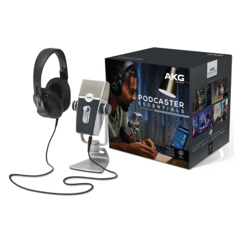 AKG Podcaster Essentials — podkāstu ieraksta komplekts AKG Podcaster Essentials — podkāstu ieraksta komplekts