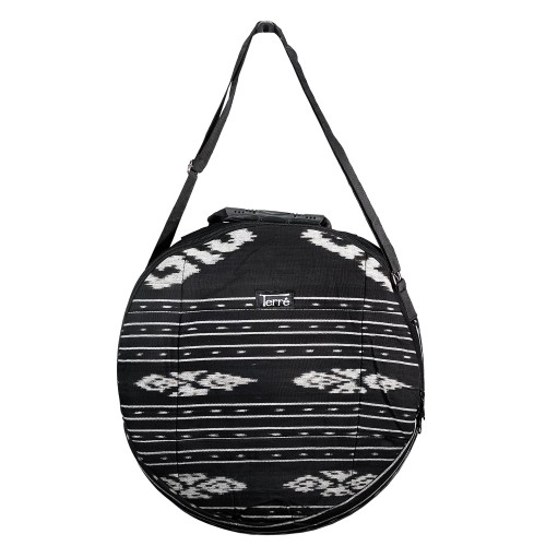 Terré Ikat 40 cm — šamaņu bungu soma, tumša Terré Ikat 40 cm — šamaņu bungu soma, tumša