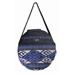 Terré Ikat 50 cm — šamaņu bungu soma, zila Terré Ikat 50 cm — šamaņu bungu soma, zila