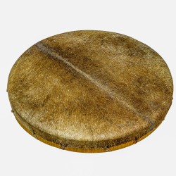 Terré 60 cm — šamaņu bunga, kazas āda ar apmatojumu Terré 60 cm — šamaņu bunga, kazas āda ar apmatojumu