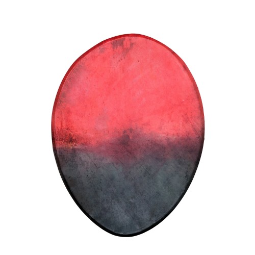 Terré 57 × 44 cm — ovāla šamaņu bunga, Sunset Earth — sarkana/melna Terré 57 × 44 cm — ovāla šamaņu bunga, Sunset Earth — sarkana/melna