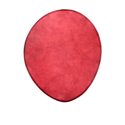 Terré 57 × 44 cm — ovāla šamaņu bunga, sarkana Terré 57 × 44 cm — ovāla šamaņu bunga, sarkana