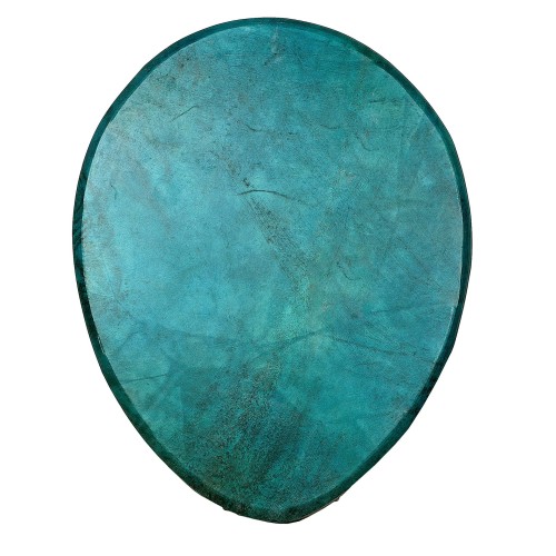 Terré 57 × 44 cm — ovāla šamaņu bunga, tirkīza Terré 57 × 44 cm — ovāla šamaņu bunga, tirkīza
