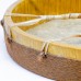 Terré 50 cm — šamaņu bunga, govs āda ar apmatojumu Terré 50 cm — šamaņu bunga, govs āda ar apmatojumu