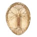 Terré 57 × 44 cm — ovāla šamaņu bunga, dabīga Terré 57 × 44 cm — ovāla šamaņu bunga, dabīga