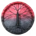 Terré 50 cm — šamaņu bunga, Sunset Earth — sarkana/melna Terré 50 cm — šamaņu bunga, Sunset Earth — sarkana/melna