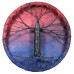 Terré 50 cm — šamaņu bunga, Sunset Ocean — zila/sarkana Terré 50 cm — šamaņu bunga, Sunset Ocean — zila/sarkana