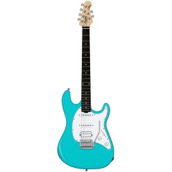 Sterling By Music Man Cutlass CT20HSS Electric Blue elektriskā ģitāra Sterling By Music Man Cutlass CT20HSS Electric Blue elektriskā ģitāra