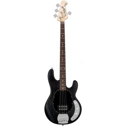 Sterling By Music Man StingRay RAY4 Transparent Black Satin basģitāra Sterling By Music Man StingRay RAY4 Transparent Black Satin basģitāra