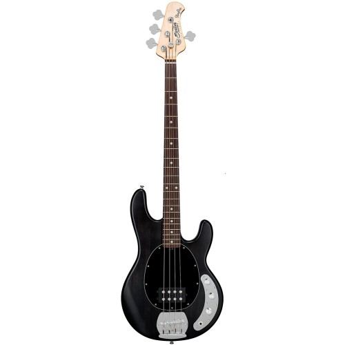 Sterling By Music Man StingRay RAY4 Transparent Black Satin basģitāra