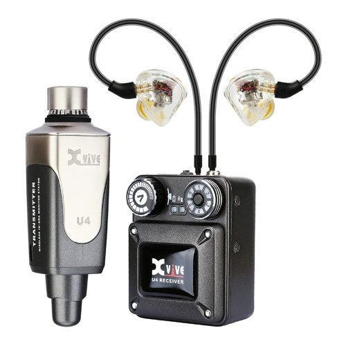 XVive U4T9 monitoringa sistēma + T9 In-Ears monitoringa austiņas XVive U4T9 monitoringa sistēma + T9 In-Ears monitoringa austiņas