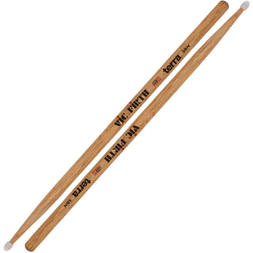 Vic Firth 5BTN Terra — bungu kociņi, neilona gals Vic Firth 5BTN Terra — bungu kociņi, neilona gals