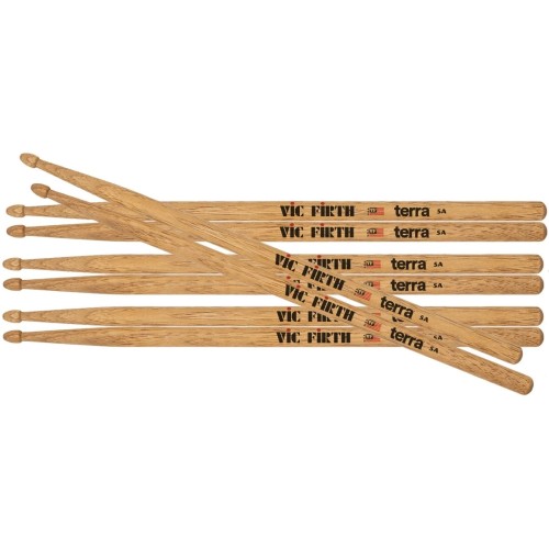 Vic Firth 5AT Terra 4 pāri — bungu kociņi Vic Firth 5AT Terra 4 pāri — bungu kociņi
