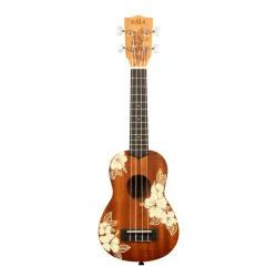 Kala KA-HIBISCUS-S — soprāna ukulele ar somu Kala KA-HIBISCUS-S — soprāna ukulele ar somu