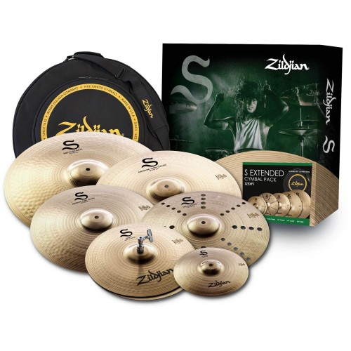 Zildjian S Family Extended Cymbal Pack — šķīvju komplekts Zildjian S Family Extended Cymbal Pack — šķīvju komplekts