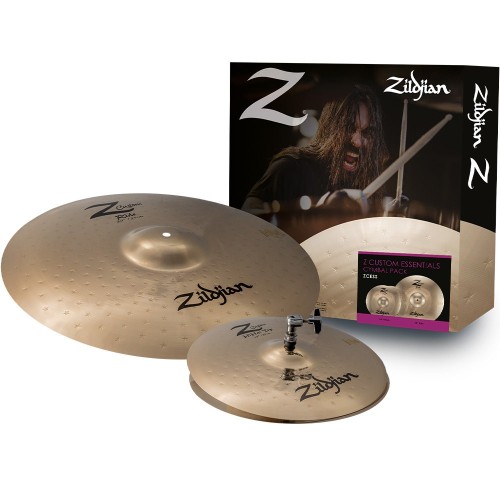 Zildjian Z Custom Essentials Cymbal Pack — šķīvju komplekts Zildjian Z Custom Essentials Cymbal Pack — šķīvju komplekts
