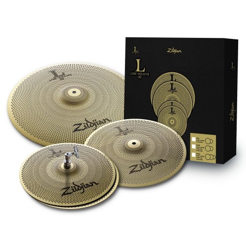 Zildjian LV348 Low Volume Cymbal Pack — šķīvju komplekts Zildjian LV348 Low Volume Cymbal Pack — šķīvju komplekts