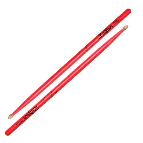Zildjian 5A Acorn Neon Pink Hickory - Wood Tip — bungu kociņi Zildjian 5A Acorn Neon Pink Hickory - Wood Tip — bungu kociņi