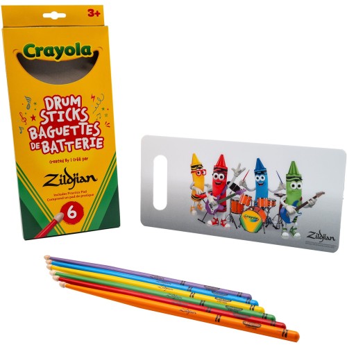 Zildjian Crayola — bērnu bungu kociņu komplekts Zildjian Crayola — bērnu bungu kociņu komplekts