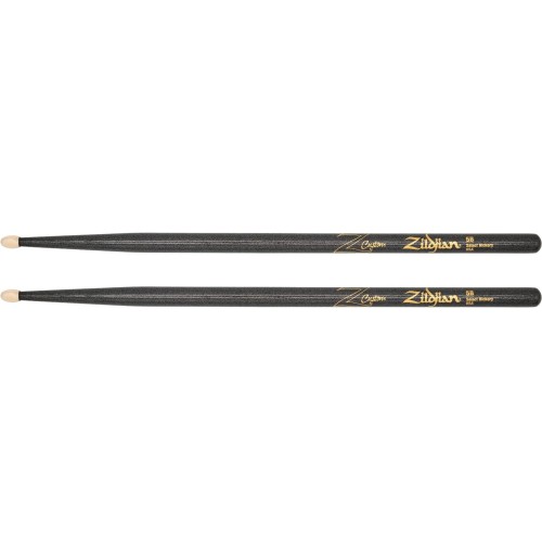 Zildjian 5B Z Custom Black Chroma - Wood Tip — bungu kociņi Zildjian 5B Z Custom Black Chroma - Wood Tip — bungu kociņi