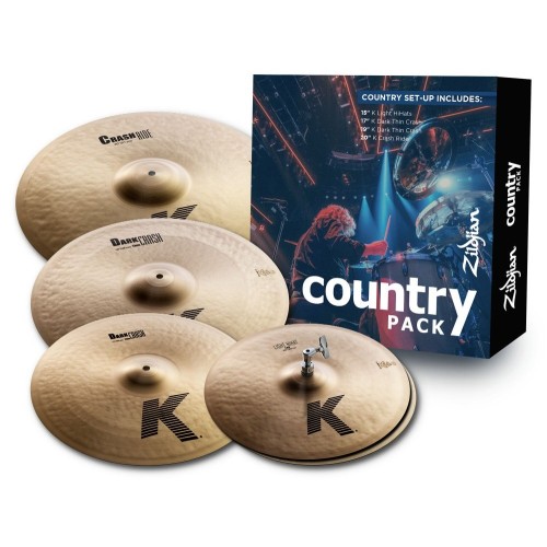 Zildjian K0801C Country Pack — šķīvju komplekts Zildjian K0801C Country Pack — šķīvju komplekts